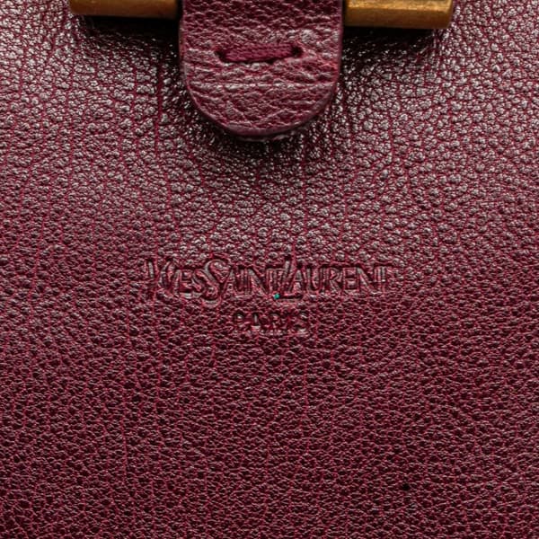 Pre-owned Yves Saint Laurent Medium Leather Muse Shoulder Bag Red