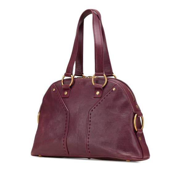 Pre-owned Yves Saint Laurent Medium Leather Muse Shoulder Bag Red