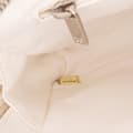 Miniatyrbild 6 av 10: Pre-owned Chanel Small Tweed and Resin Zipped Shopping Bag White