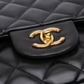 Miniatyrbilde 10 av 10: Pre-owned Chanel Jumbo Classic Lambskin Double Flap Black