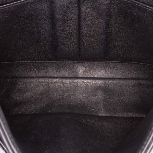 Pre-owned Chanel Medium Classic Patent Double Flap Black