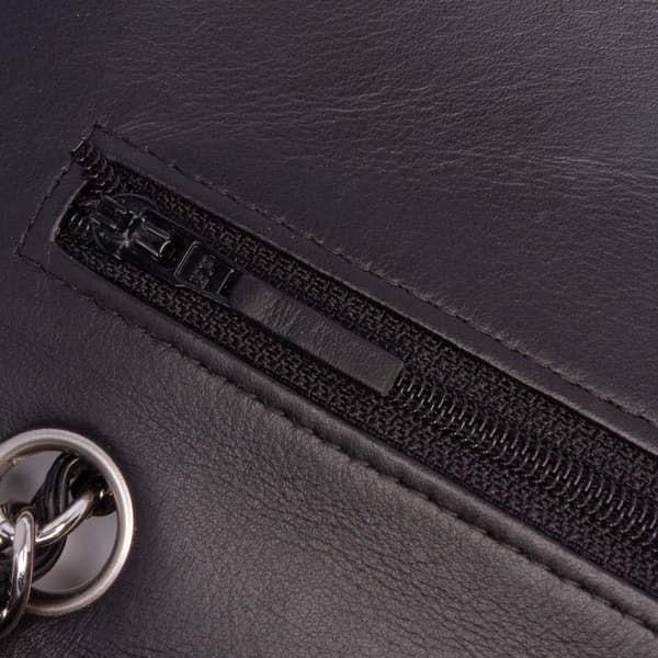 Pre-owned Chanel Medium Classic Patent Double Flap Black