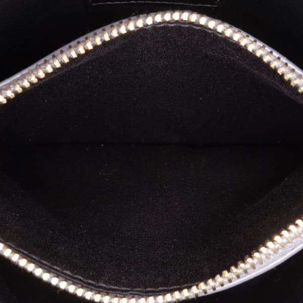Pre-owned Saint Laurent Small Suede Loulou Shoulder Bag Gray