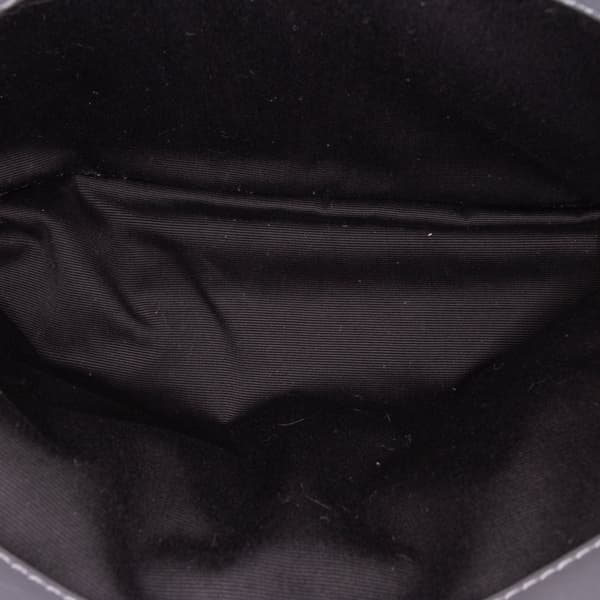 Pre-owned Saint Laurent Small Suede Loulou Shoulder Bag Gray