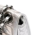 Miniatyrbillede 7 af 10: Pre-owned Chanel Vinyl Ice Cube Flap Silver