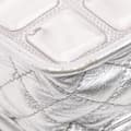 Miniatyrbillede 9 af 10: Pre-owned Chanel Vinyl Ice Cube Flap Silver