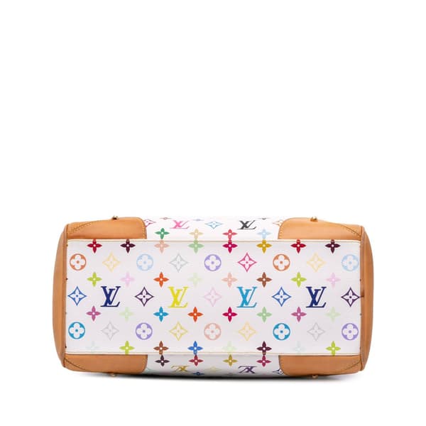 Pre-owned Louis Vuitton Monogram Multicolore Claudia White