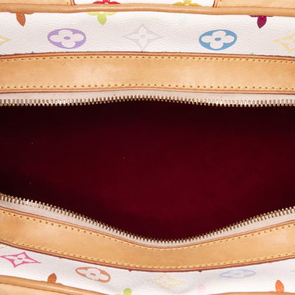 Pre-owned Louis Vuitton Monogram Multicolore Claudia White