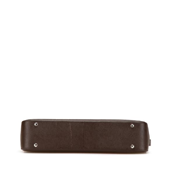 Pre-owned Burberry Leather Flap Shoulder Bag Brown