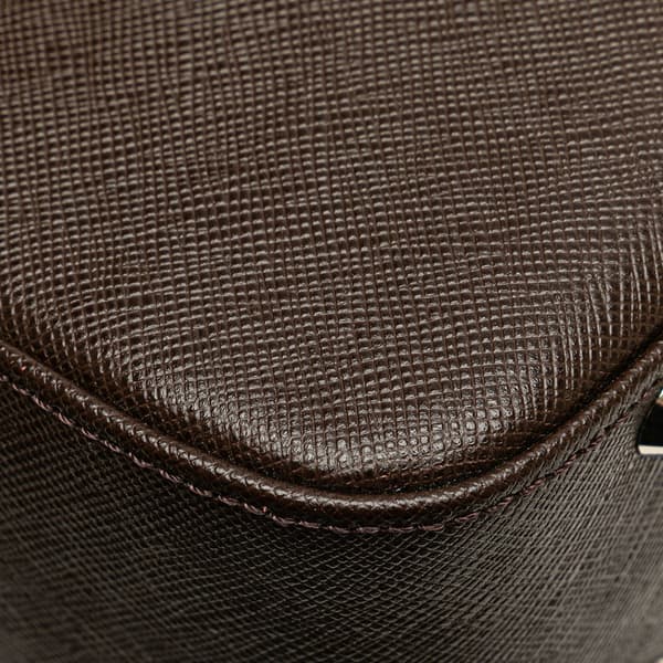 Pre-owned Burberry Leather Flap Shoulder Bag Brown