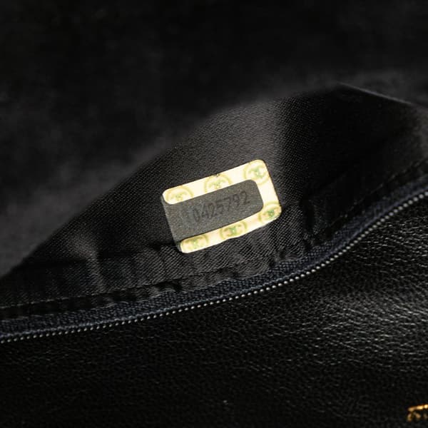 Pre-owned Chanel CC Quilted Suede Shoulder Bag Black