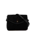 Miniatyrbillede 1 af 10: Pre-owned Chanel CC Quilted Suede Shoulder Bag Black