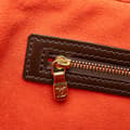 Miniatyrbild 7 av 10: Pre-owned Louis Vuitton Damier Ebene Manosque PM Brown