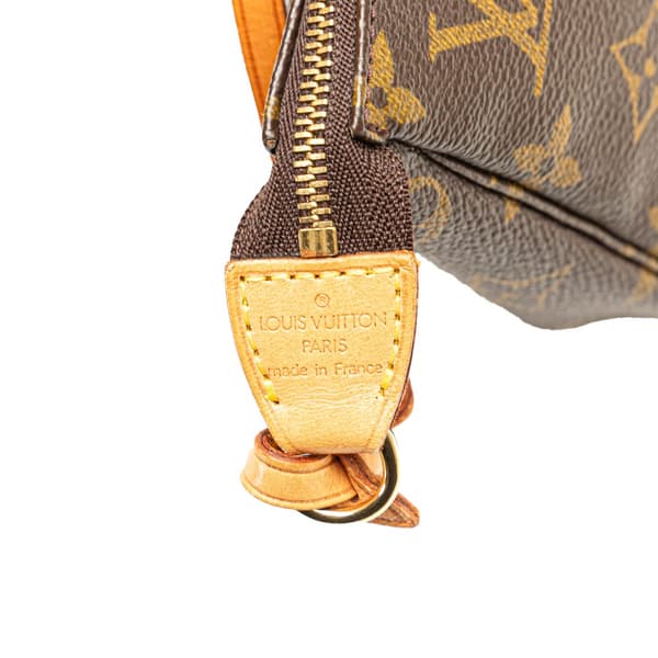 Pre-owned Louis Vuitton Monogram Pochette Accessoires Brown