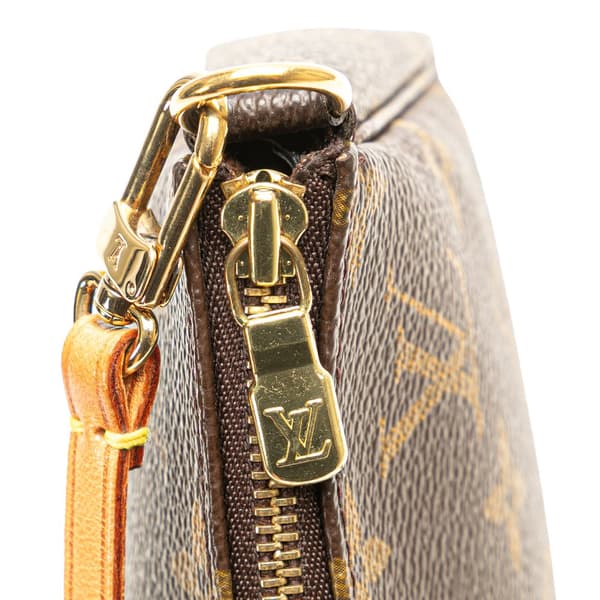 Pre-owned Louis Vuitton Monogram Pochette Accessoires Brown
