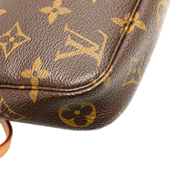 Pre-owned Louis Vuitton Monogram Pochette Accessoires Brown