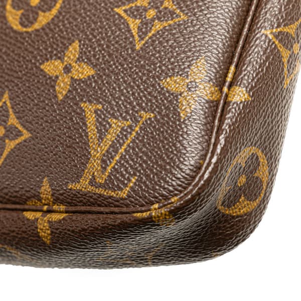 Pre-owned Louis Vuitton Monogram Pochette Accessoires Brown