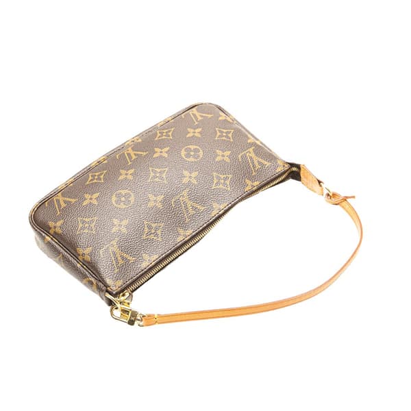 Pre-owned Louis Vuitton Monogram Pochette Accessoires Brown