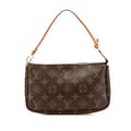 Miniatyrbild 1 av 10: Pre-owned Louis Vuitton Monogram Pochette Accessoires Brown