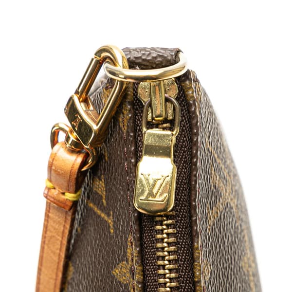 Pre-owned Louis Vuitton Monogram Pochette Accessoires Brown