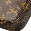 Miniatyrbild 8 av 10: Pre-owned Louis Vuitton Monogram Pochette Accessoires Brown