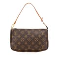 Miniatyrbild 1 av 10: Pre-owned Louis Vuitton Monogram Pochette Accessoires Brown