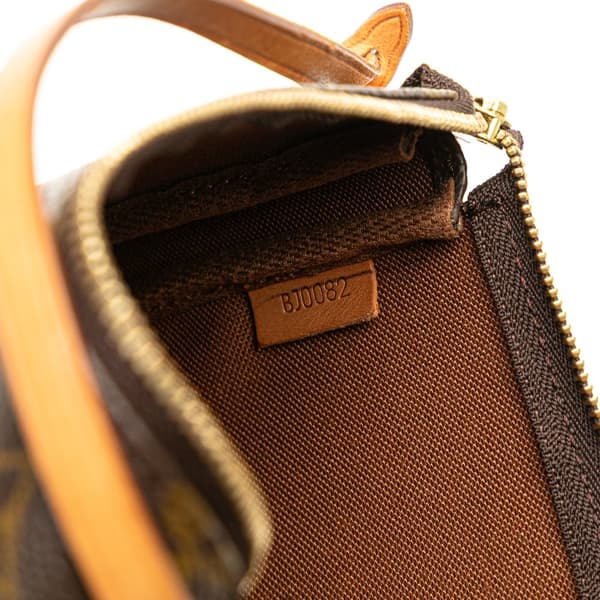 Pre-owned Louis Vuitton Monogram Pochette Accessoires Brown