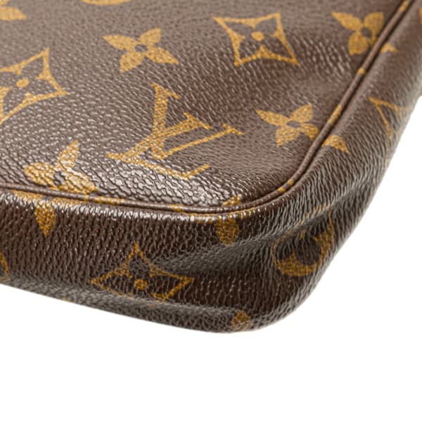 Pre-owned Louis Vuitton Monogram Pochette Accessoires Brown