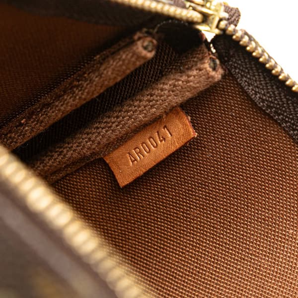 Pre-owned Louis Vuitton Stephen Sprouse Monogram Graffiti Pochette Accessoires Brown