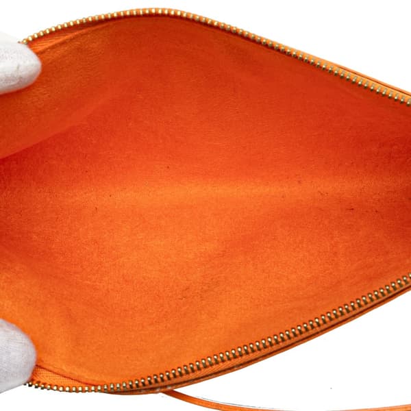 Pre-owned Louis Vuitton Epi Pochette Accessoires Orange