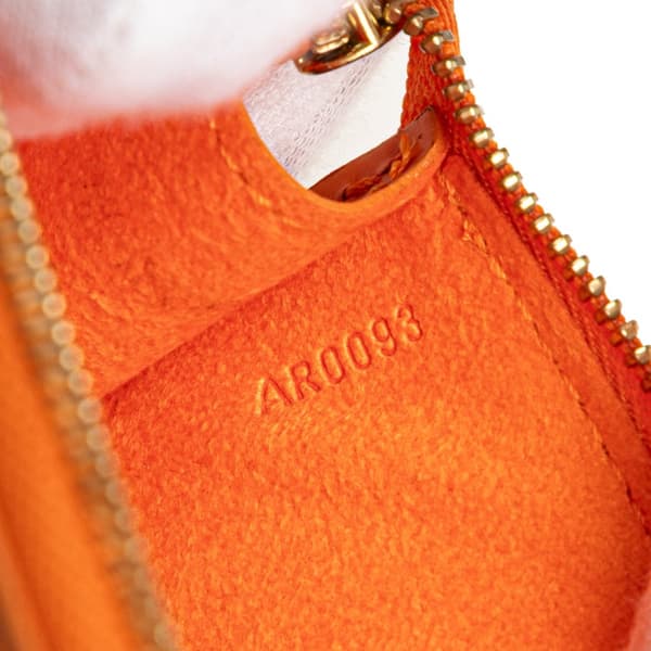 Pre-owned Louis Vuitton Epi Pochette Accessoires Orange