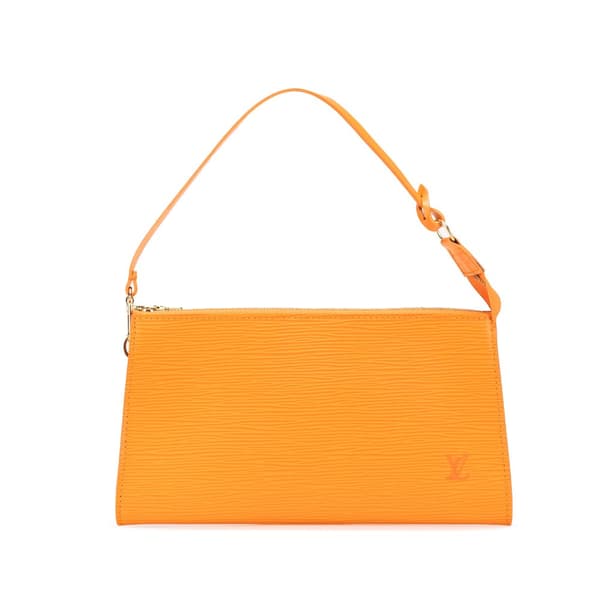 Pre-owned Louis Vuitton Epi Pochette Accessoires Orange