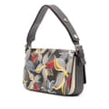 Pikkukuva 2 / 10: Pre-owned Fendi Leather Orchid Print 3Baguette Shoulder Bag Black