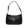 Miniatyrbild 1 av 10: Pre-owned Saint Laurent Smooth Calfskin Le 5 a 7 Hobo Black