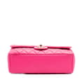 Miniatyrbild 3 av 10: Pre-owned Chanel Medium Quilted Lambskin Mademoiselle Chic Flap Pink