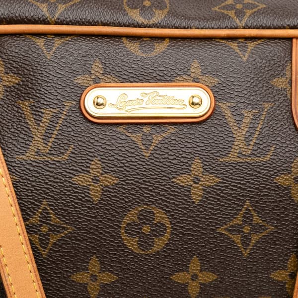 Pre-owned Louis Vuitton Monogram Montorgueil GM Brown