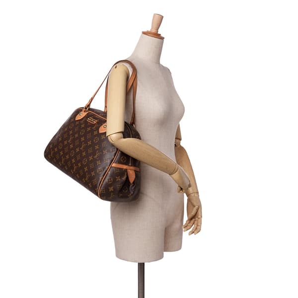 Pre-owned Louis Vuitton Monogram Montorgueil GM Brown