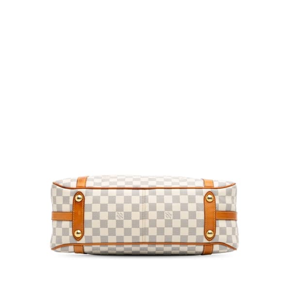 Pre-owned Louis Vuitton Damier Azur Stresa PM White