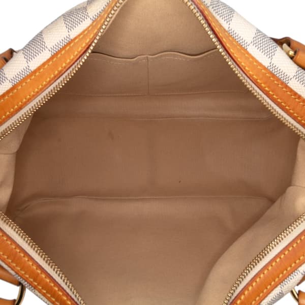 Pre-owned Louis Vuitton Damier Azur Stresa PM White