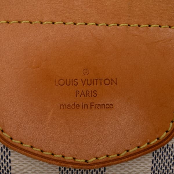 Pre-owned Louis Vuitton Damier Azur Stresa PM White