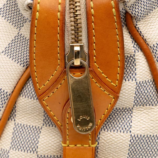 Pre-owned Louis Vuitton Damier Azur Stresa PM White