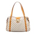 Miniatyrbild 1 av 10: Pre-owned Louis Vuitton Damier Azur Stresa PM White