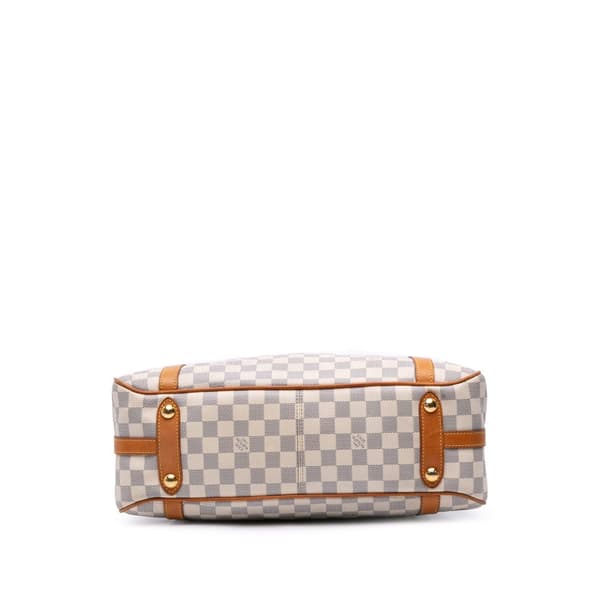 Pre-owned Louis Vuitton Damier Azur Stresa PM White