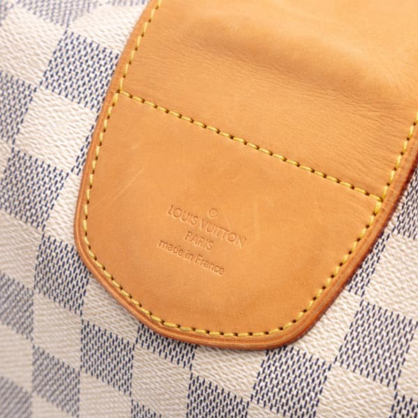 Pre-owned Louis Vuitton Damier Azur Stresa PM White