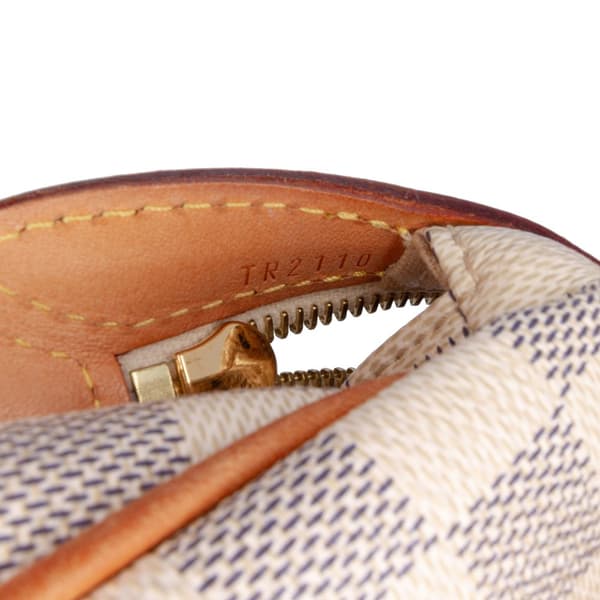 Pre-owned Louis Vuitton Damier Azur Stresa PM White