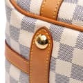 Miniatyrbild 8 av 10: Pre-owned Louis Vuitton Damier Azur Stresa PM White
