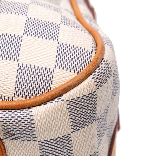 Pre-owned Louis Vuitton Damier Azur Stresa PM White