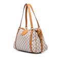 Miniatyrbild 2 av 10: Pre-owned Louis Vuitton Damier Azur Stresa PM White