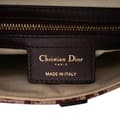 Miniatyrbild 5 av 10: Pre-owned Dior Oblique Canvas Saddle Bag Red