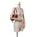 Miniatyrbild 9 av 10: Pre-owned Dior Oblique Canvas Saddle Bag Red